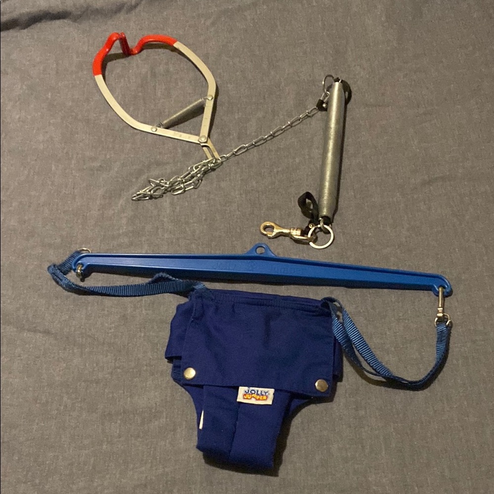 Jolly Jumper Baby Exerciser with Blue Harness